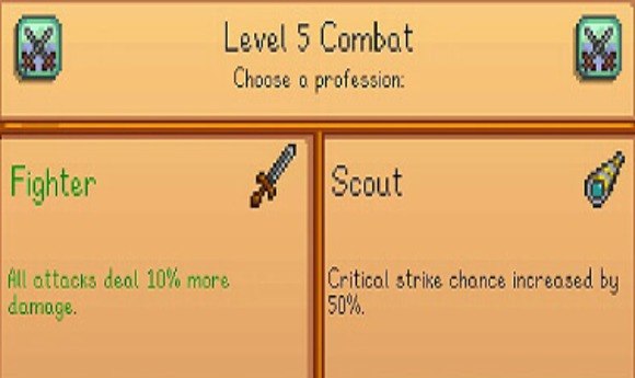 stardew valley fighter or scout